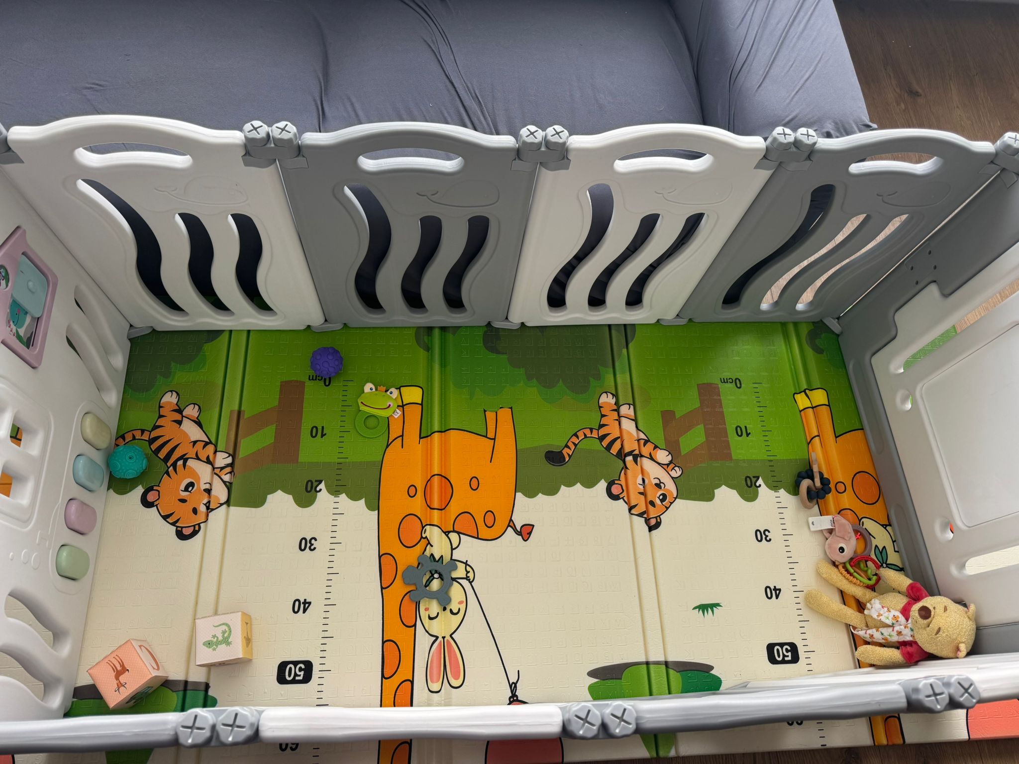 Grondbox in de woonkamer